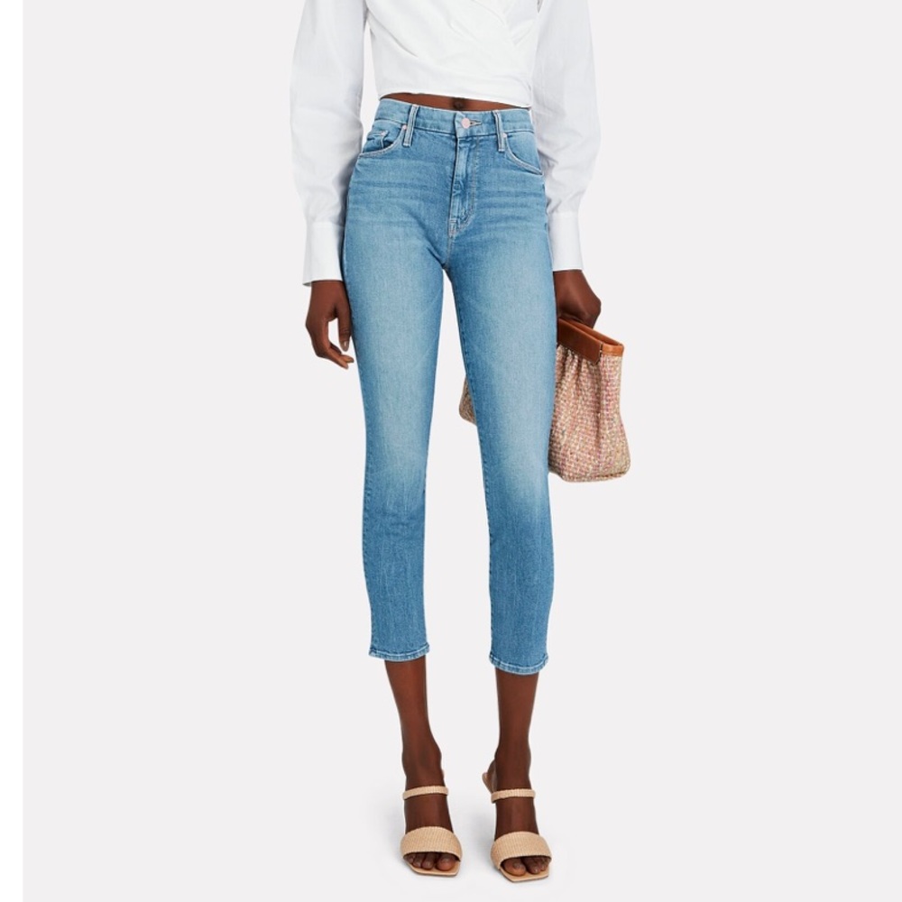 MOTHER denim “the looker” cropped jean sz 30